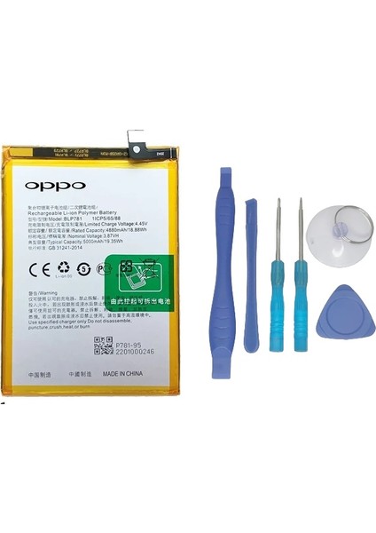 Oppo A91 - Blp781 -Batarya Pil Sıfır Orijinal + TAMİR SETİ