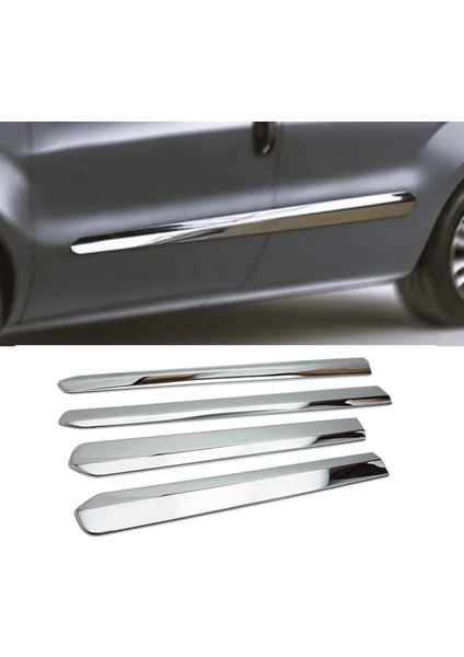 Fiat Doblo Krom Yan Kapı Çıtası 4 Kapı 2010 Üzeri P.çelik