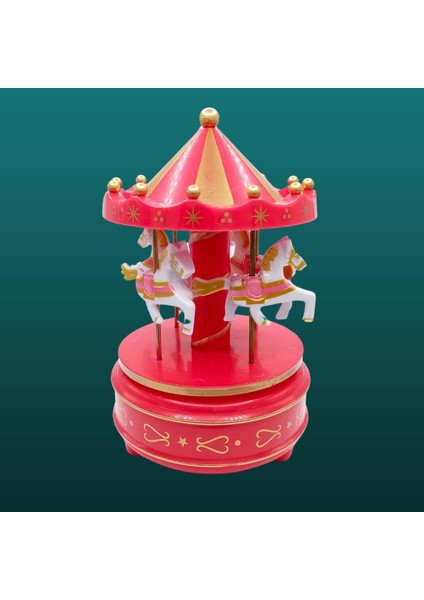 Atlı Karınca Müzik Kutusu Kurmalı Kırmızı Büyük No.3 fiyatları