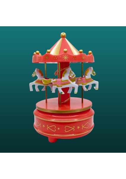 Atlı Karınca Müzik Kutusu Kurmalı Kırmızı Büyük No.3 fırsatları