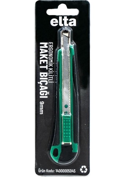 9 mm Ergonomik Kilitli Maket Bıçağı Falçata fiyatları