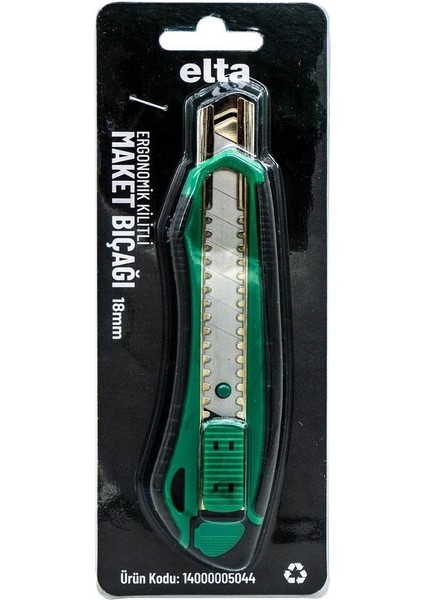 18 mm Ergonomik Kilitli Maket Bıçağı Falçata fiyatları