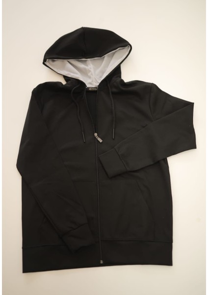 Kapüşonlu Fermuarlı Kanguru Cepli Sweatshirt fırsatları