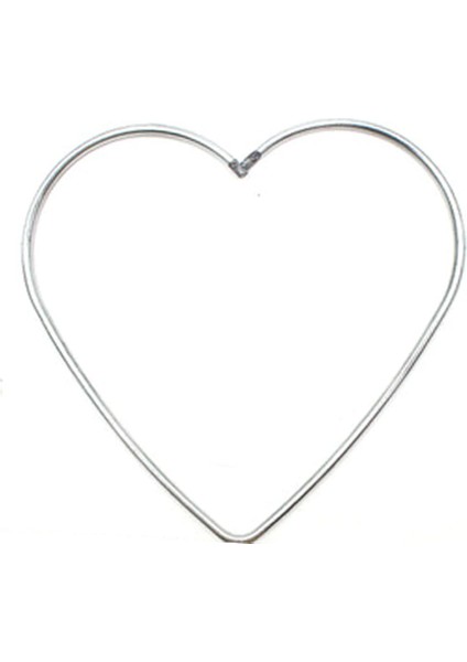 Metal Makrome Kalp Makrome Kalıbı 30 cm