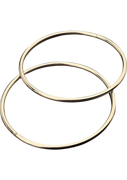 Metal Halka Çanta Halkası 7 cm (25 Adet) Gold