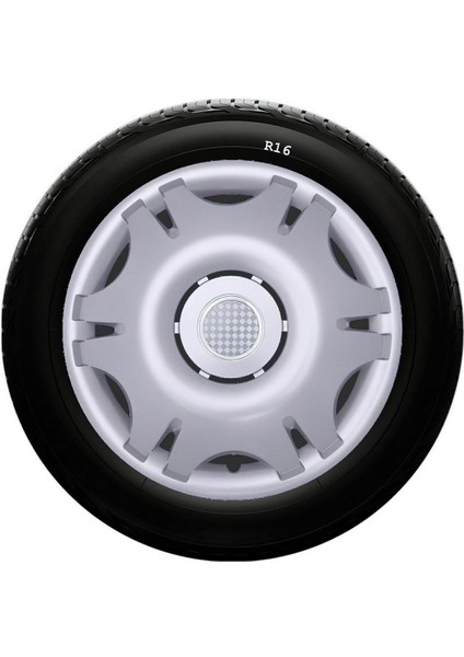 Toyota Uyumlu 16 Inc Kırılmaz Sks Jant Kapağı 1 Takım 4 Adet NO:402
