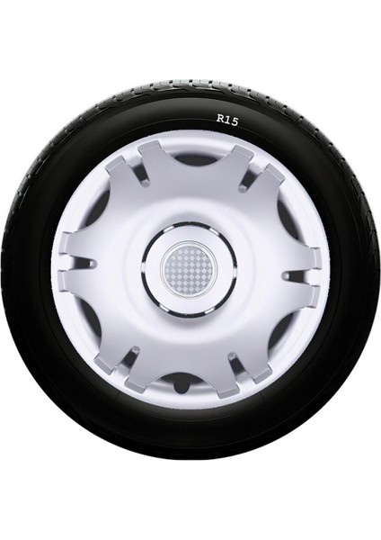 Volkswagen Uyumlu 15 Inç Kırılmaz Sks Jant Kapağı 1 Takım 4 Adet NO:305