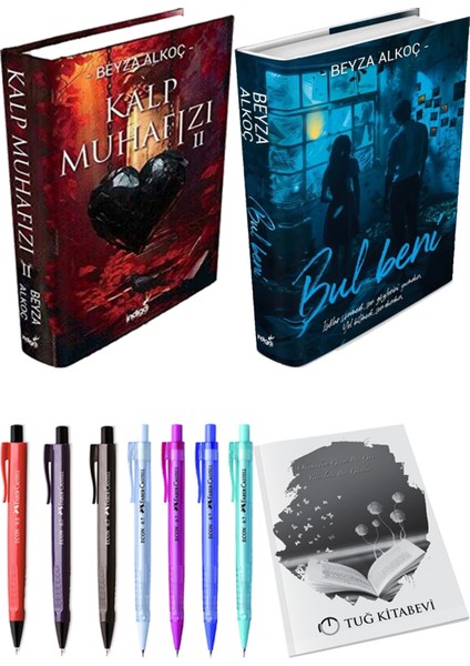 Bul Beni (Ciltli) Beyza Alkoç ve Kalp Muhafızı 2 (Ciltli) Beyza Alkoç 2'li Set + Armağan