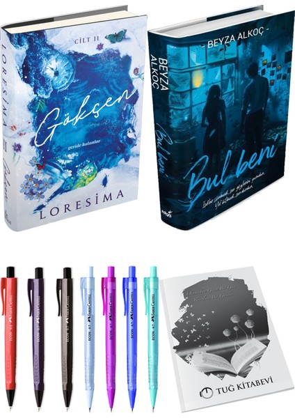 Bul Beni (Ciltli) Beyza Alkoç ve Gökçen 2 (Ciltli) Loresima 2'li Set + Armağan