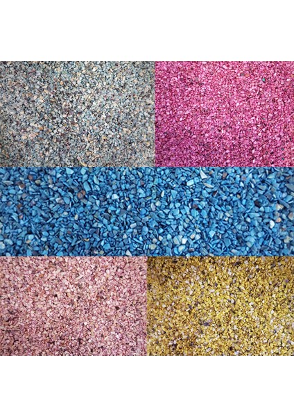 Kabuk Kumu (Öğütülmüş Deniz Kabuğu) Karışık Renk