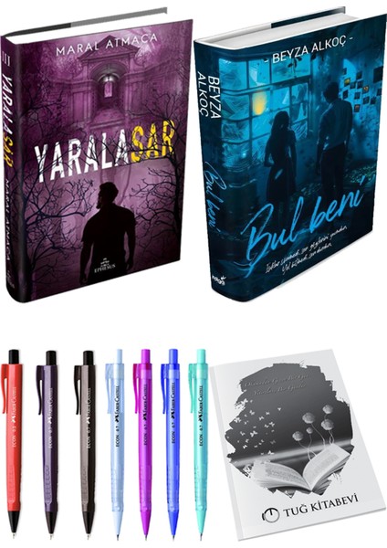 Bul Beni (Ciltli) Beyza Alkoç ve Yaralasar 3 (Ciltli) Maral Atmaca 2'li Set + Armağan