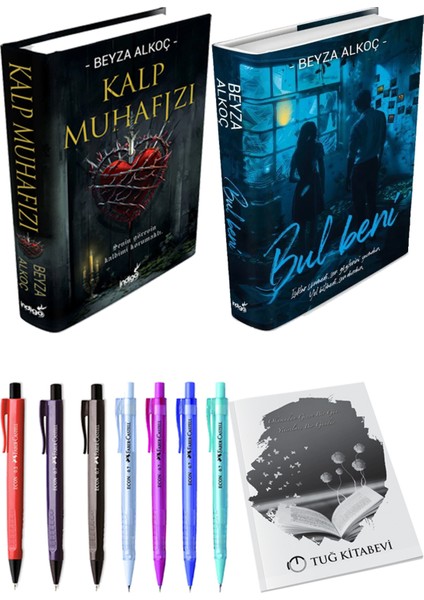 Bul Beni (Ciltli) Beyza Alkoç ve Kalp Muhafızı 1 (Ciltli) Beyza Alkoç 2'li Set + Armağan