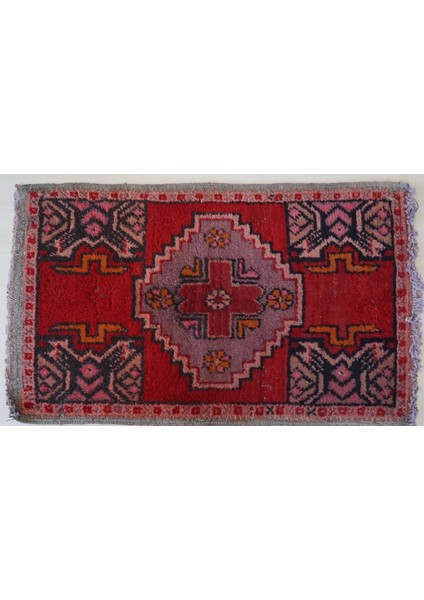 57x89 Cm Küçük Boy Geleneksel El Dokuma Anadolu Kilimi Ev Dekorasyonu