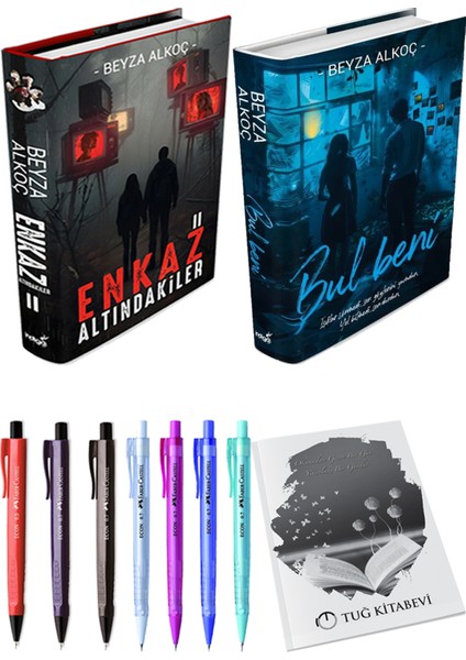 Bul Beni (Ciltli) Beyza Alkoç ve Enkaz Altındakiler 2 (Ciltli) Beyza Alkoç 2'li Set + Armağan