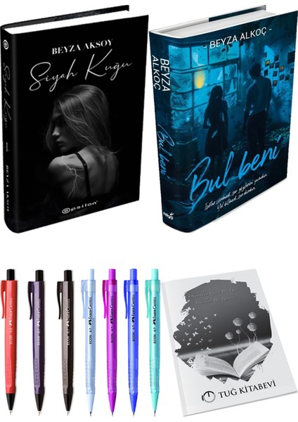 Bul Beni (Ciltli) Beyza Alkoç ve Siyah Kuğu (Ciltli) Beyza Aksoy 2'li Set + Armağan