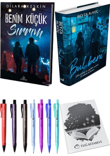Bul Beni (Ciltli) Beyza Alkoç ve Benim Küçük Sırrım 1 (Ciltli) Dilara Keskin 2'li Set + Armağan
