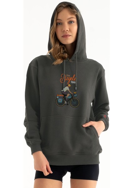 Bisiklet Turu Tasarım Sweatshirt Hoodie