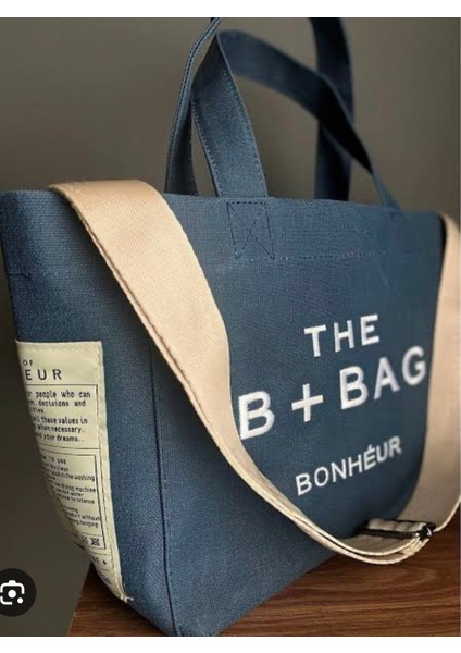 The B Bag Kanvas Çanta Uzun Askılı Bonheurr Çanta fiyatları