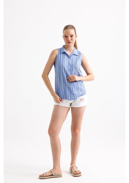 Çizgili Mavi Gömlek fiyatları