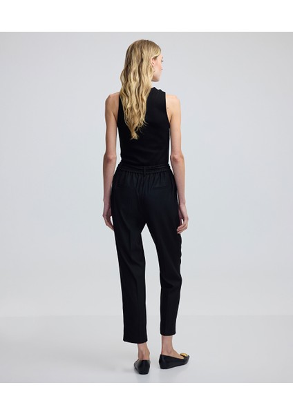 İnce Kuşaklı Drapey Fit Pantolon Iw6240003237001