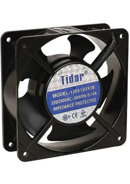12x 12 x 38 cm Ball Bearing Rulmanlı Fan