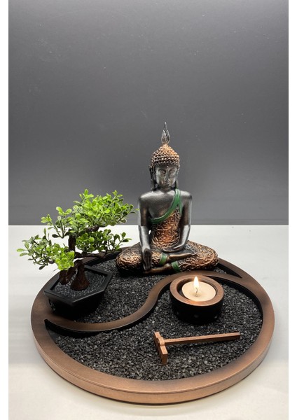 Buda Mumluk Ying Yang Sembollü Mini Ağaçlı Biblo modelleri