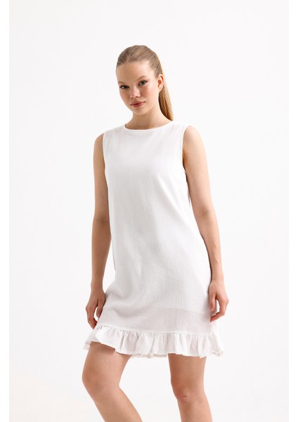 Fırfırlı Kalın Askılı Elbise fiyatları