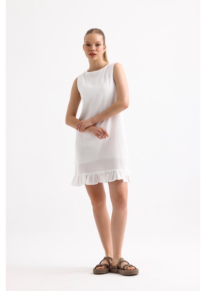 Fırfırlı Kalın Askılı Elbise modelleri