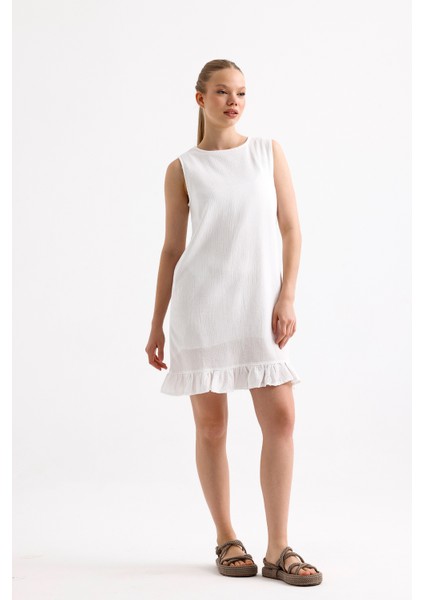 Fırfırlı Kalın Askılı Elbise fırsatları