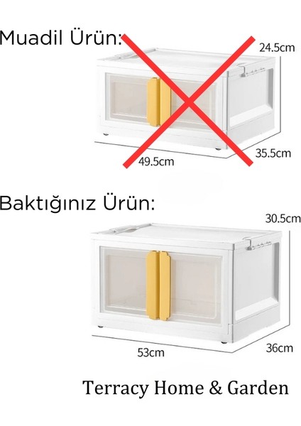 x -Large Ebatlı, Üst Üste Istiflenebilir, Katlanabilir Tekli Dolap, Beyaz Kulplu fırsatları