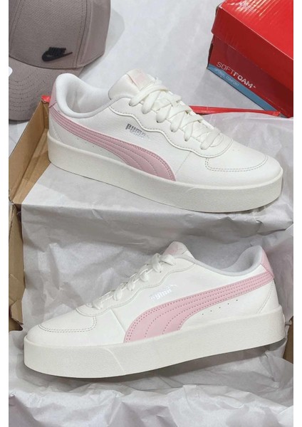 Kadın Snekars Yüksek Taban Spor Ayakkabı Kadın Sneaker Ayakkabı 380147-05-2 Bej