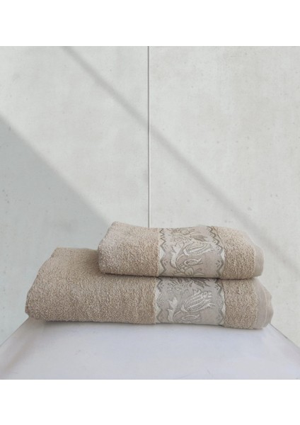 Banyo Takımı 50x90 Cm Yüz Havlusu Ve70x140 Cm Banyo Havlusu