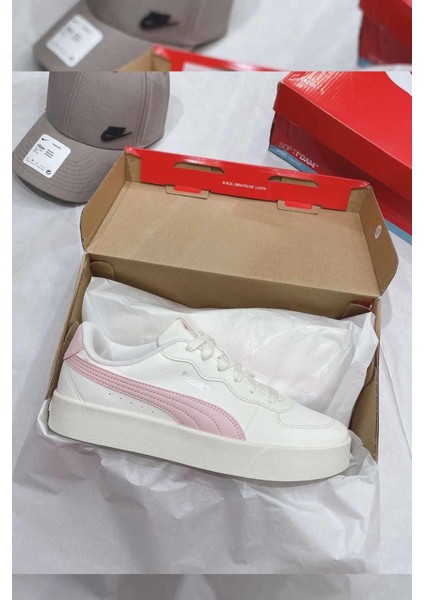 Kadın Snekars Yüksek Taban Spor Ayakkabı Kadın Sneaker Ayakkabı 380147-05-2 Bej