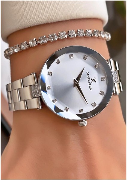 MRD11422 Gümüş Renk Kadın Kol Saati Bileklik Hediyeli modelleri