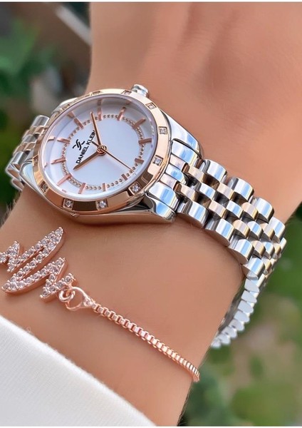 MRD12292 Çelik Kordon Kadın Kol Saati Bileklik Hediyeli fiyatları