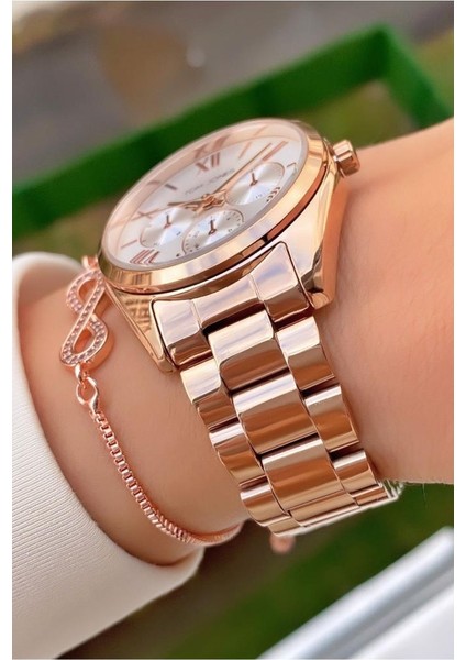 MRD11952 Rose Gold Renk Kadın Kol Saati Bileklik Hediyeli fiyatları