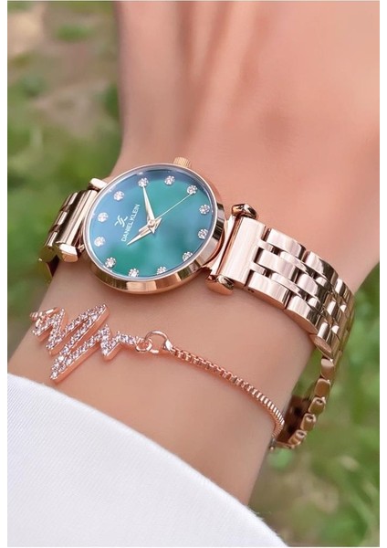 MRD12297 Rose Gold Renk Kadın Kol Saati Bileklik Hediyeli fırsatları