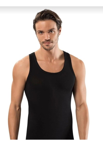 1116 Erkek Likralı Askılı Atlet 3 Adet