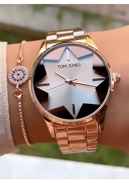 MRD12187 Rose Gold Renk Kadın Kol Saati Bileklik Hediyeli