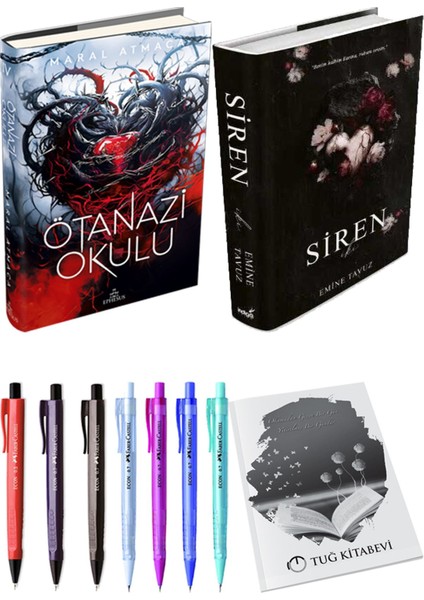 Siren Iki (Ciltli) Emine Tavuz ve Ötanazi Okulu 4 (Ciltli) Maral Atmaca 2'li Set + Armağan