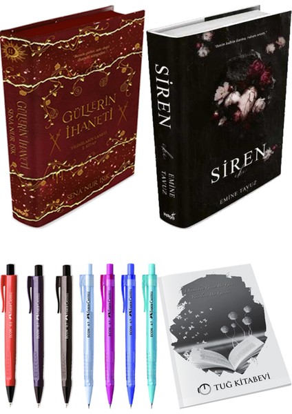 Siren Iki (Ciltli) Emine Tavuz ve Güllerin İhaneti 2 (Ciltli) Sena Nur Işık 2'li Set + Armağan
