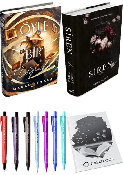 Siren Iki (Ciltli) Emine Tavuz ve Öyle Bir Uğradım (Ciltli) Maral Atmaca 2'li Set + Armağan