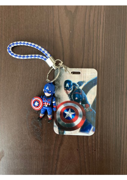 Marvel Iron Man Örümcek Adam Kaptan Amerika Ikili Kartlık Ahahtarlık Akbil Kabı fiyatları