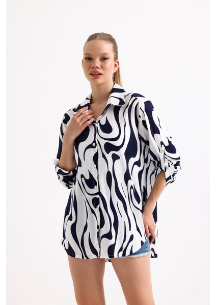 Desenli Uzun Kollu Gömlek modelleri