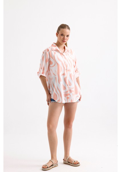 Desenli Uzun Kollu Gömlek fırsatları