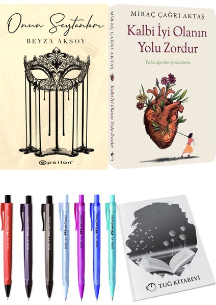 Kalbi İyi Olanın Yolu Zordur Miraç Çağrı Aktaş ve Onun Şeytanları Beyza Aksoy 2'li Set + Armağan