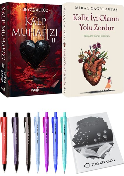 Kalbi İyi Olanın Yolu Zordur Miraç Çağrı Aktaş ve Kalp Muhafızı 2 Beyza Alkoç 2'li Set + Armağan