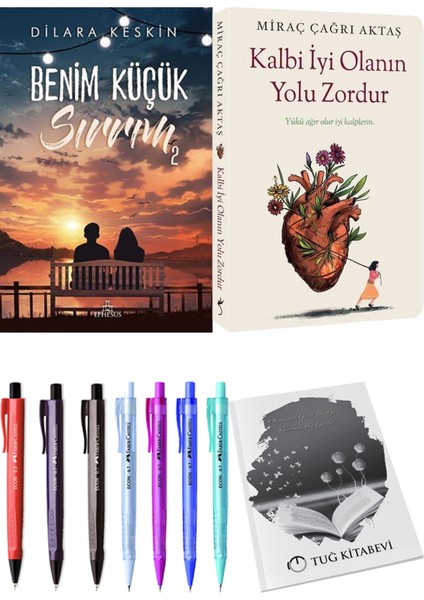 Kalbi İyi Olanın Yolu Zordur Miraç Çağrı Aktaş ve Benim Küçük Sırrım 2 Dilara Keskin 2'li Set + Armağan