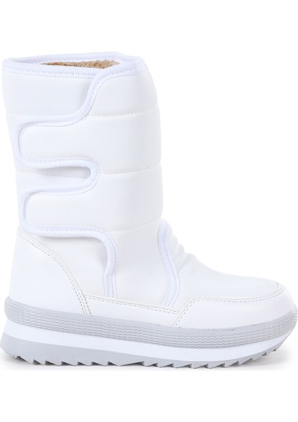 Riko Cırtlı Termo Taban Kız Çocuk Kar Botu Beyaz fırsatları