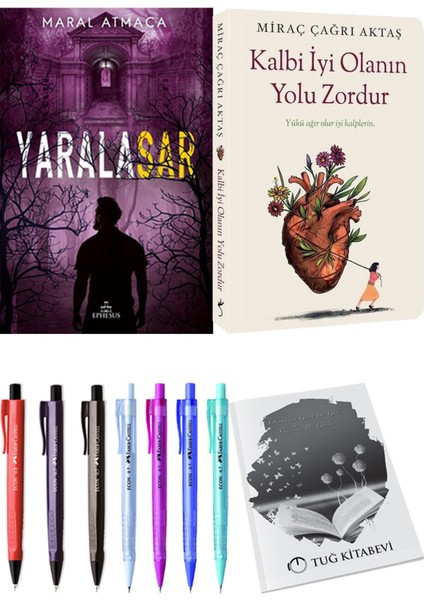 Kalbi İyi Olanın Yolu Zordur Miraç Çağrı Aktaş ve Yaralasar 3 Maral Atmaca 2'li Set + Armağan